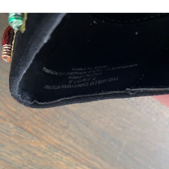 Katy Perry Shoes Women's The Hollie Christmas Flat Ballet Black 7.5 - Picture 9 of 9